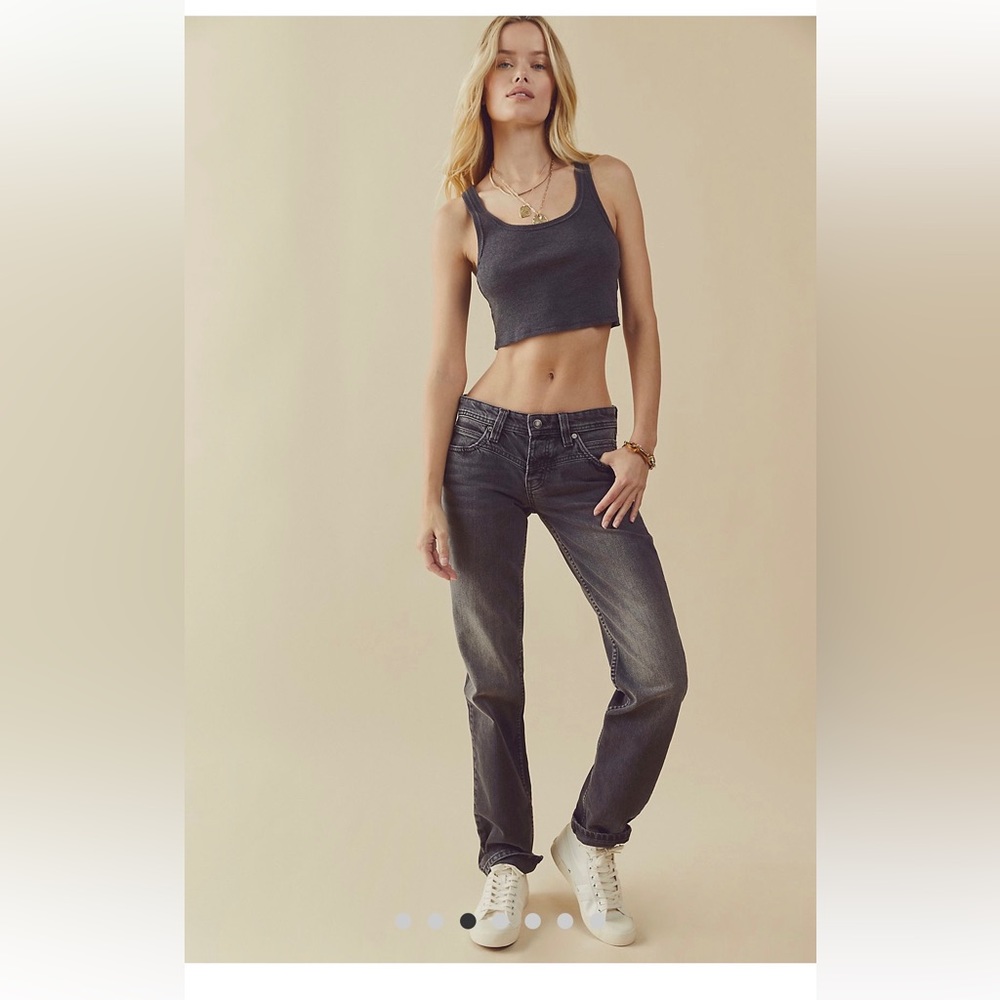 NWT Free People Shelby Low Rise Boyfriend Jeans
